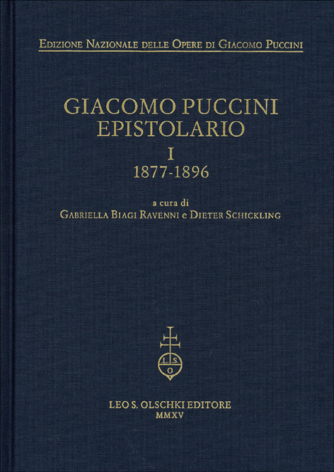 Giacomo Puccini. Epistolario I, 1877-1896